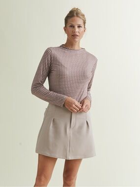 A. Putnam Luxe Opaque Long Sleeve Top